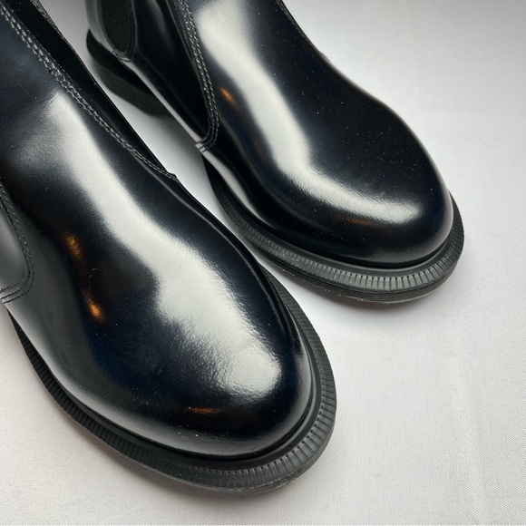 DR. MARTENS Flora Polished Smooth Chelsea Boot Size 7 - Picture 6 of 14